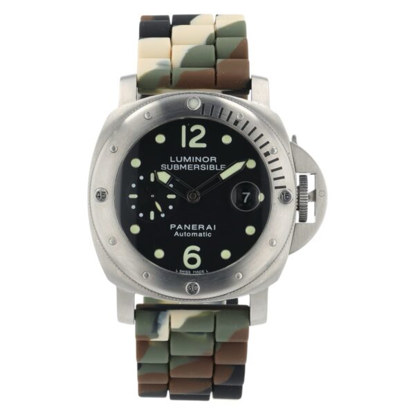 Panerai Luminor Submersible Stainless Steel Black Dial 44mm Automatic PAM00024