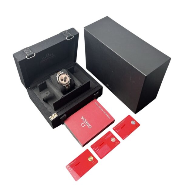 Omega Speedmaster Professional Two-Tone Watch 42mm Sedna Gold Dial 2025 Full Set