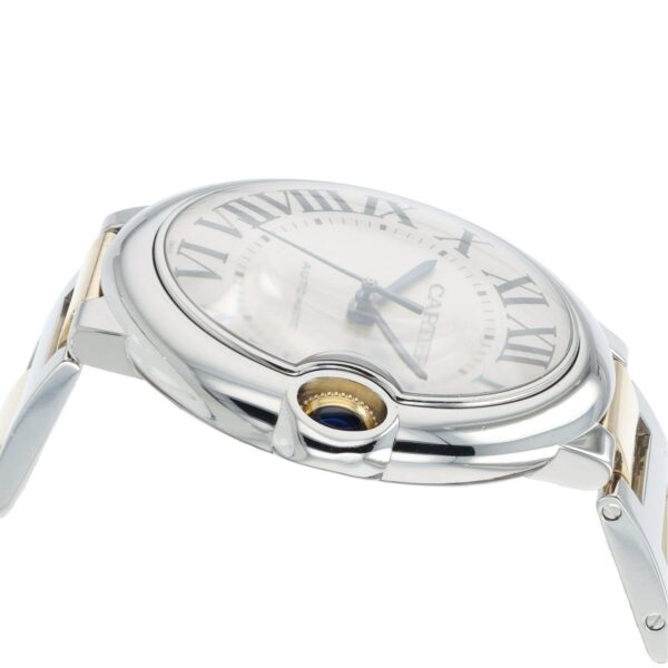 57_f3702323-9401-4229-85c4-6d006beaabae Cartier Ballon Bleu Silver Dial Gold & Steel 42mm Automatic Men’s Watch W69009Z3