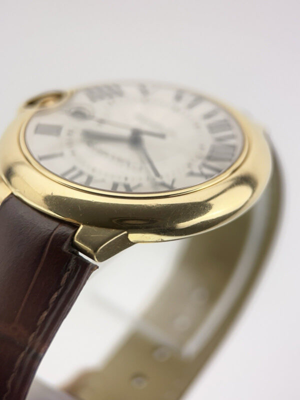 57_f648c1fb-2a5a-41c4-b6df-0fef2aec68c9 Cartier Ballon Bleu 18k Yellow Gold Silver Dial 42mm Automatic Mens W6900551
