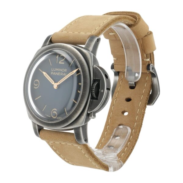 57_f80a35af-82c7-4c45-8ad7-55068e49e282 Panerai Luminor Venticinque Blue Dial Steel 44mm Manual Wind Mens Watch PAM02025