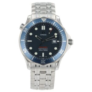 57_faf85e14-c991-45e8-a442-c16ca6706939 Omega Seamaster Diver Stainless Steel Blue Dial 41mm Quartz Mens 2221.80.00