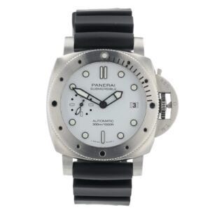 Panerai Submersible White Dial Stainless Steel 42mm Automatic Men’s PAM02223